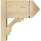 Ekena Millwork Merced Arts & Crafts Rough Sawn Outlooker, Douglas Fir, 8"W x 14"D x 14"H OUT08X14X14MRC03RDF - alternate 3